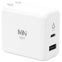 LBT 42W USB-C/USB-A Duo PD GaN Wall Charger - White