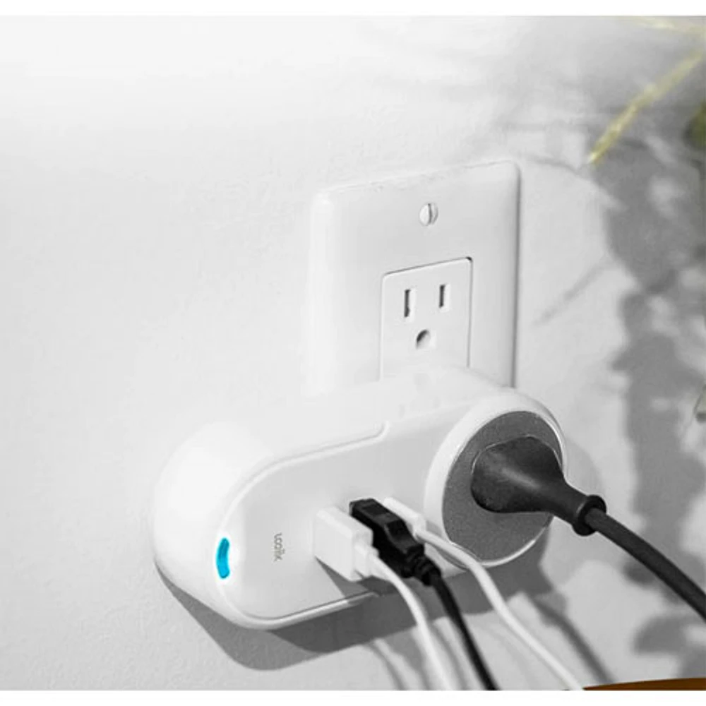 Chargeur mural Power Hub Axis de LOGiiX (LGX-13344) - Blanc