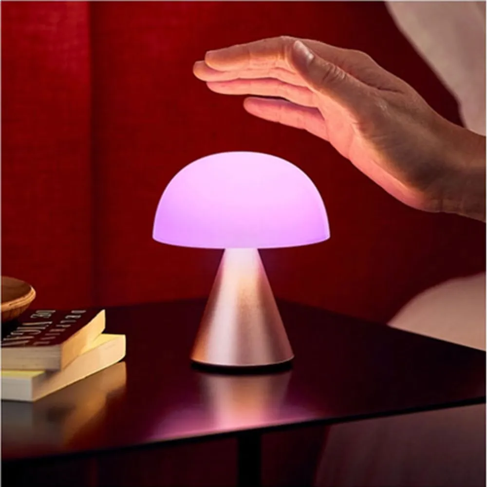 Lexon Mina M Portable LED Lamp - Light Pink
