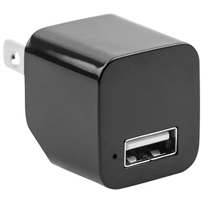 Mini chargeur mural USB-A Power Cube de LOGiiX (LGX-12471) - Noir