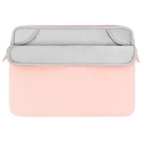 LOGiiX Vibrance Essential 14" MacBook Sleeve with Accessory Pouch - Pink