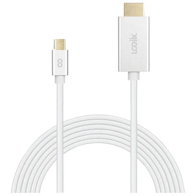 Câble mini DisplayPort à HDMI de 3 m (10 pi) de LOGiiX (LGX-10341) - Blanc