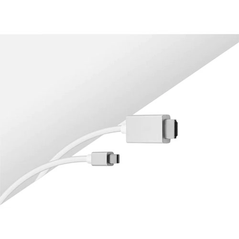 LOGiiX 3m (10 ft.) Mini DisplayPort to HDMI Cable (LGX-10341) - White