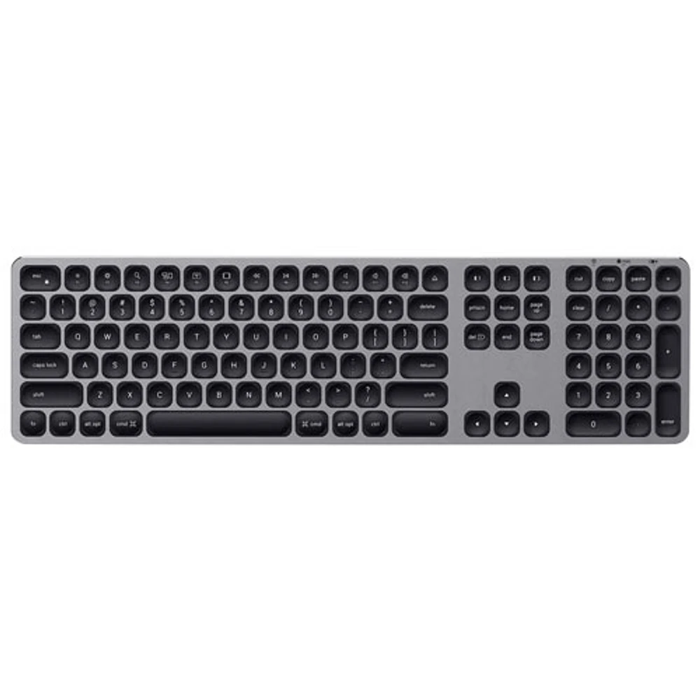 Clavier Bluetooth pleine grandeur de Satechi pour Mac/iOS - Gris - Anglais