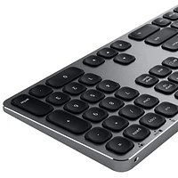 Satechi Bluetooth Full-Size Keyboard for Mac/iOS - Grey - English