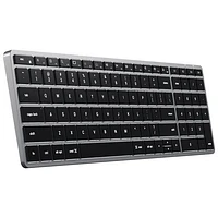 Clavier rétroéclairé Bluetooth Slim X2 de Satechi - Gris - Anglais