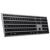 Satechi Slim X3 Bluetooth Full-Size Keyboard for Mac/iOS - Silver - English