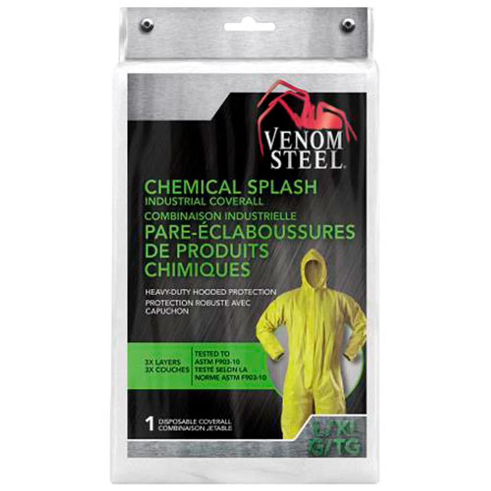 Medline Venom Steel Chemical Splash L/XL Coverall (VENCVCA400N)