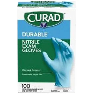 Gants en nitrile CURAD de Medline - 100 unités (CURCA4145R)