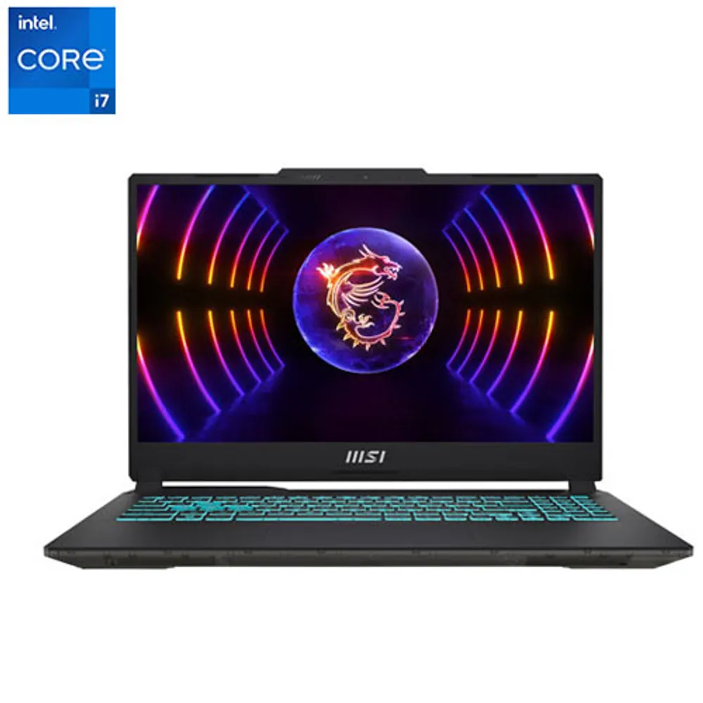 MSI Cyborg 15 15.6" Gaming Laptop -Translucent Black (Intel Core i7-12650H/512GB SSD/16GB RAM/GeForce RTX 4060)