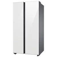 Samsung Bespoke 36" 22.6 Cu. Ft. Side-By-Side Refrigerator w/ Water Dispenser (RS23CB760012AA) - White