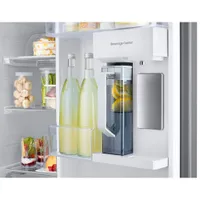 Samsung Bespoke 36" 22.6 Cu. Ft. Side-By-Side Refrigerator w/ Water Dispenser (RS23CB760012AA) - White