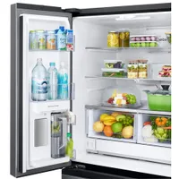 Samsung 33" 24.5 Cu. Ft. French Door Refrigerator w/ Water Dispenser (RF25C5551SG/AA) -Black Stainless Steel