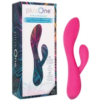 plusOne Dual Vibrating Massager - Pink