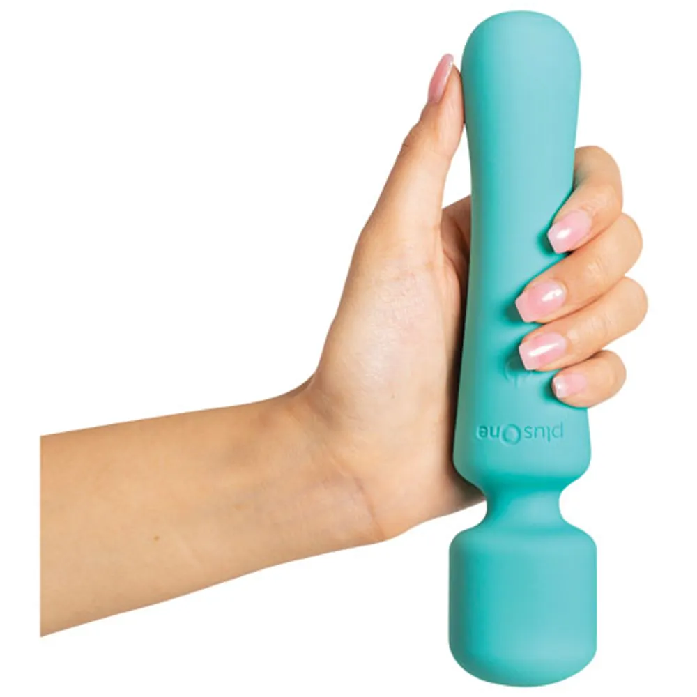 plusOne Vibrating Wand Massager - Purple