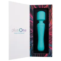 plusOne Vibrating Wand Massager - Purple