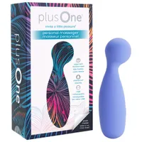 plusOne Personal Vibrating Massager - Periwinkle