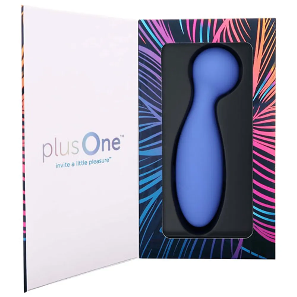 plusOne Personal Vibrating Massager - Periwinkle