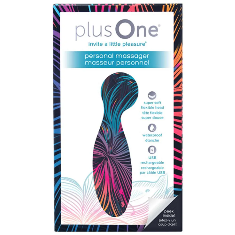 plusOne Personal Vibrating Massager - Periwinkle