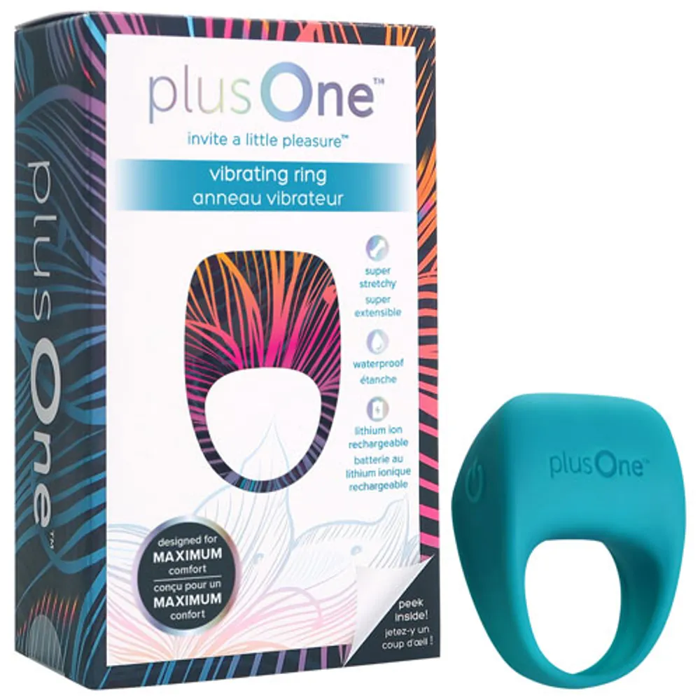 plusOne Vibrating Ring - Teal