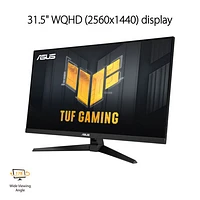 ASUS TUF 31.5" WQHD 1440p 170Hz 1ms VA LED FreeSync Gaming Monitor (VG32AQA1A)