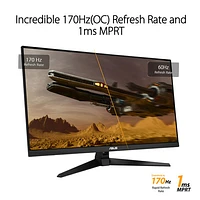 ASUS TUF 31.5" WQHD 1440p 170Hz 1ms VA LED FreeSync Gaming Monitor (VG32AQA1A)