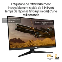 ASUS TUF 31.5" WQHD 1440p 170Hz 1ms VA LED FreeSync Gaming Monitor (VG32AQA1A)