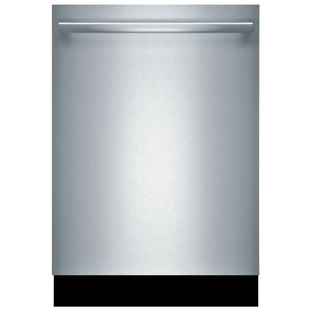 Bosch 800 Series 24" 42dB Built-In Dishwasher with Stainless Steel Tub & Third Rack (SHX78B75UC) - Stainless Steel
