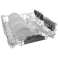 Bosch 800 Series 24" 42dB Built-In Dishwasher with Stainless Steel Tub & Third Rack (SHX78B75UC) - Stainless Steel