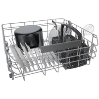 Bosch 800 Series 24" 42dB Built-In Dishwasher with Stainless Steel Tub & Third Rack (SHX78B75UC) - Stainless Steel