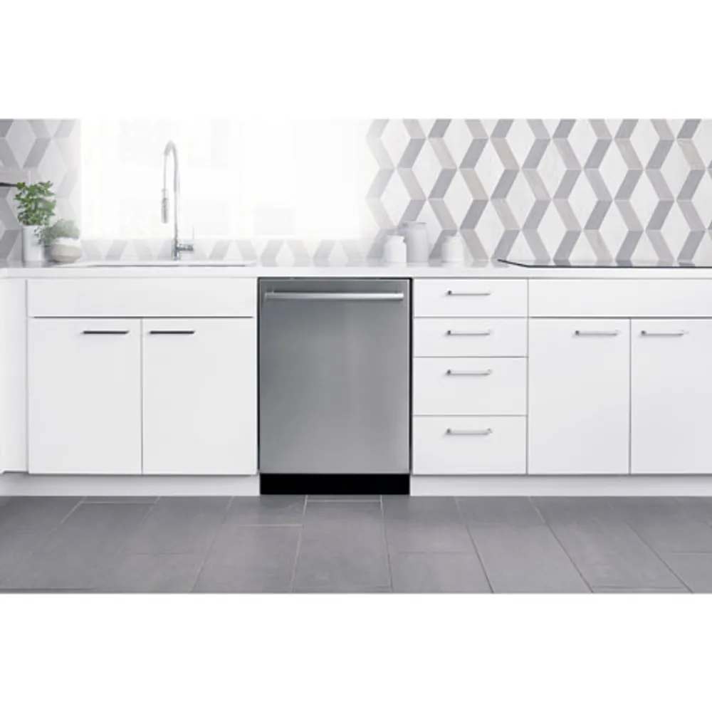 Bosch 800 Series 24" 42dB Built-In Dishwasher with Stainless Steel Tub & Third Rack (SHX78B75UC) - Stainless Steel