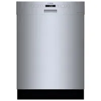 Bosch 24" 46dB Built-In Dishwasher with Stainless Steel Tub & Third Rack (SHE53B75UC) - Stainless Steel