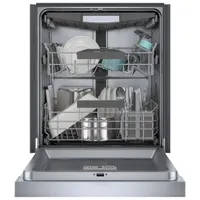 Bosch 24" 46dB Built-In Dishwasher with Stainless Steel Tub & Third Rack (SHE53B75UC) - Stainless Steel