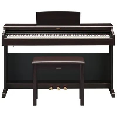 Piano numérique à 88 touches lestées à marteaux YDP165 ARIUS standard de Yamaha avec support, banc et 3 pédales