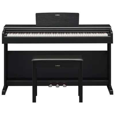 Yamaha YDP145 ARIUS Standard 88-Key Weighted Hammer Action Digital Piano w/ Stand, Bench & 3 Pedals