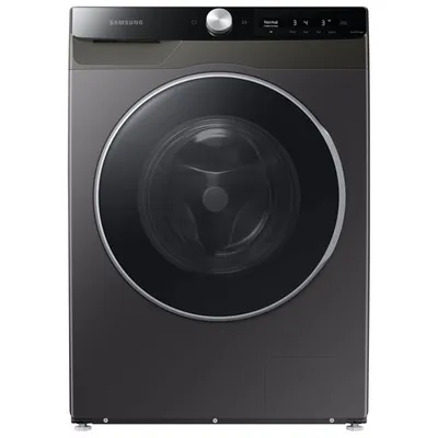 Open Box - Samsung 2.9 Cu Ft High Efficiency Front Load Steam Washer (WW25B6900AX/AC) -Inox -Perfect Condition