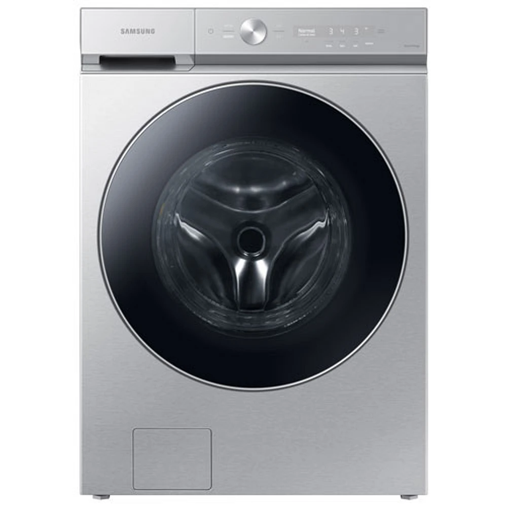 Open Box - Samsung Bespoke 6.1 Cu Ft Front Load Steam Washer (WF53BB8900ATUS) -Silver Steel -Perfect Condition