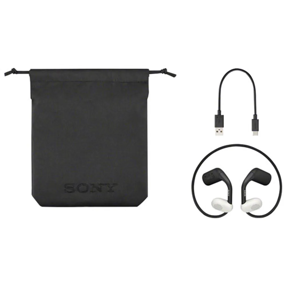 Sony Float Run Off-Ear Wireless Headphones (WIOE610/B) - Black