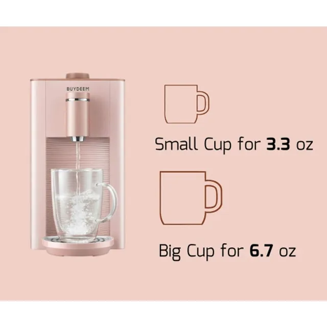 Buydeem K2693 Health Pot,Health-Care Beverage Tea Maker and Kettle, 9-in-1  Programmable Brew Cooker Master, 1.5 L, Pink