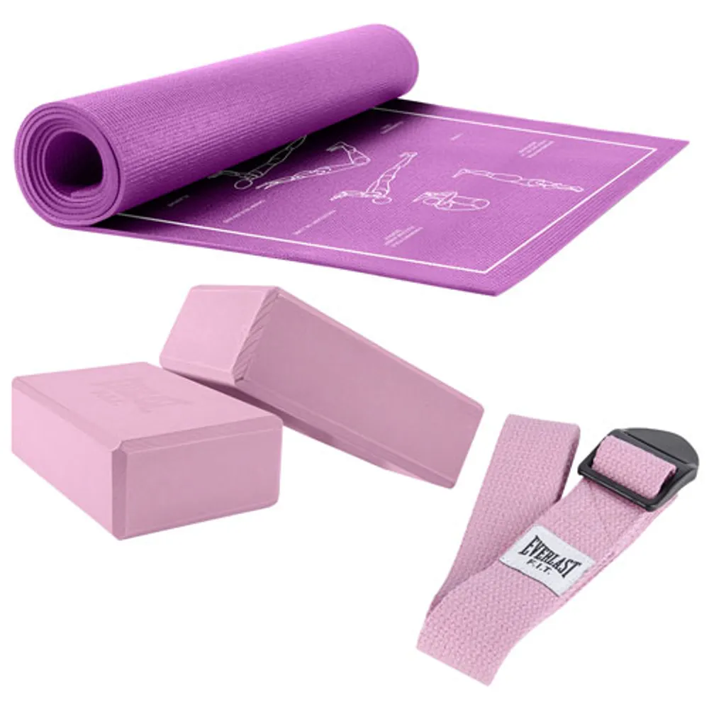 EDX 4-Piece Essential Yoga Kit - Black