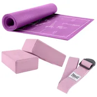 Everlast 4-Piece Essential Yoga Kit - Purple