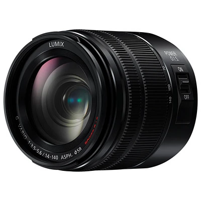 Panasonic LUMIX G Vario MFT 14-140mm F/3.5-F/5.6 OIS Zoom Lens - Black