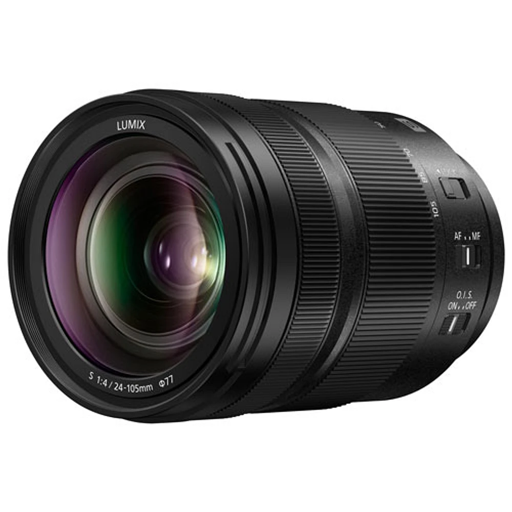 Panasonic LUMIX S 24-105 mm f/4.0 OIS Zoom Lens - Black