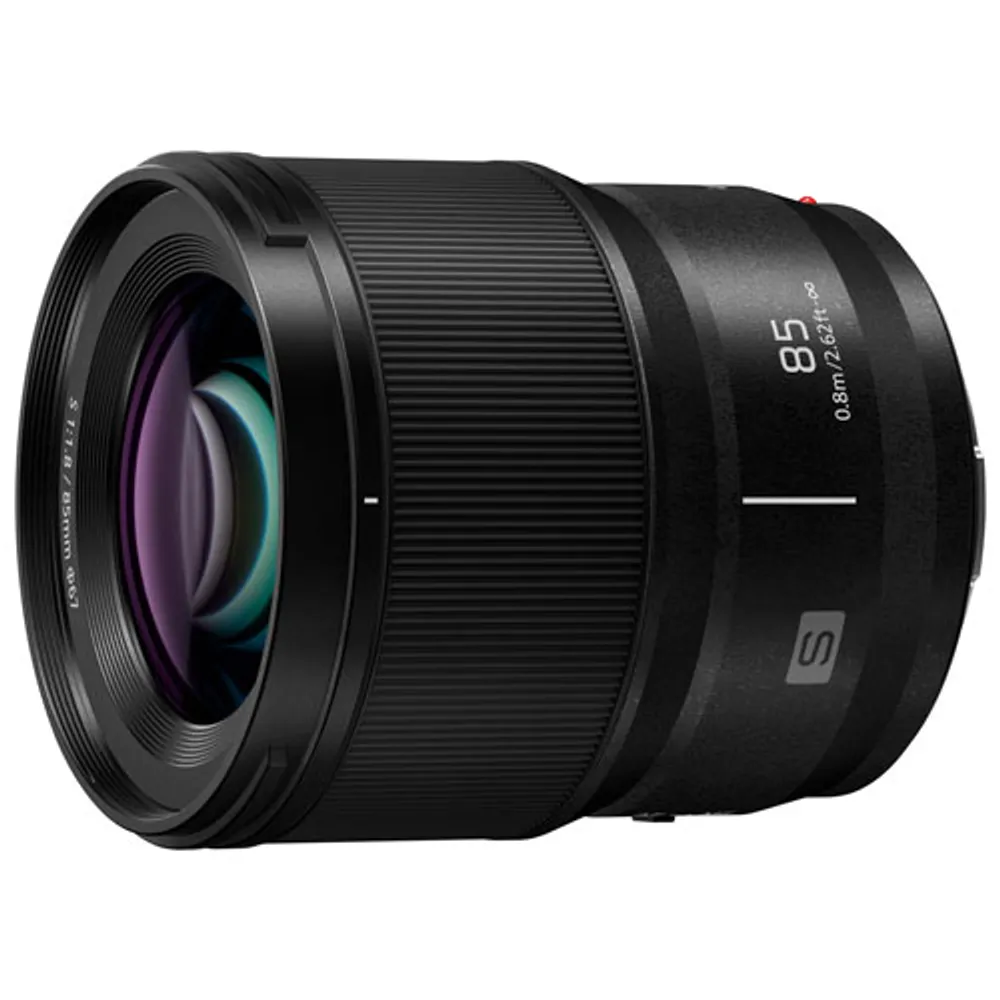 Panasonic LUMIX S 85mm f/1.8 OIS Prime Lens - Black