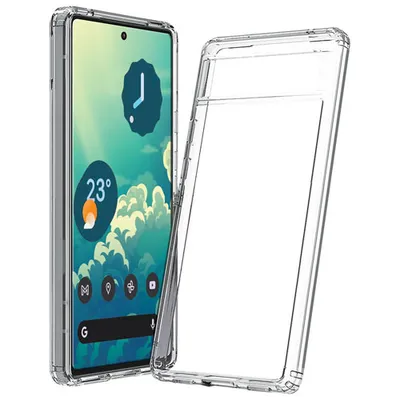 Adreama Shockproof Fitted Hard Shell Case for Google Pixel 6a - Clear