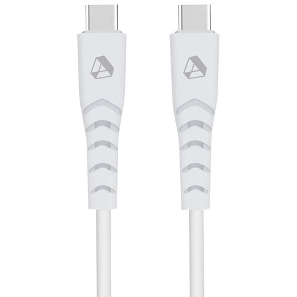 Adreama 1.5m (5 ft.) USB-C to USB-C Charge/Sync Cable (AD-GRSC-C-WHT) - White