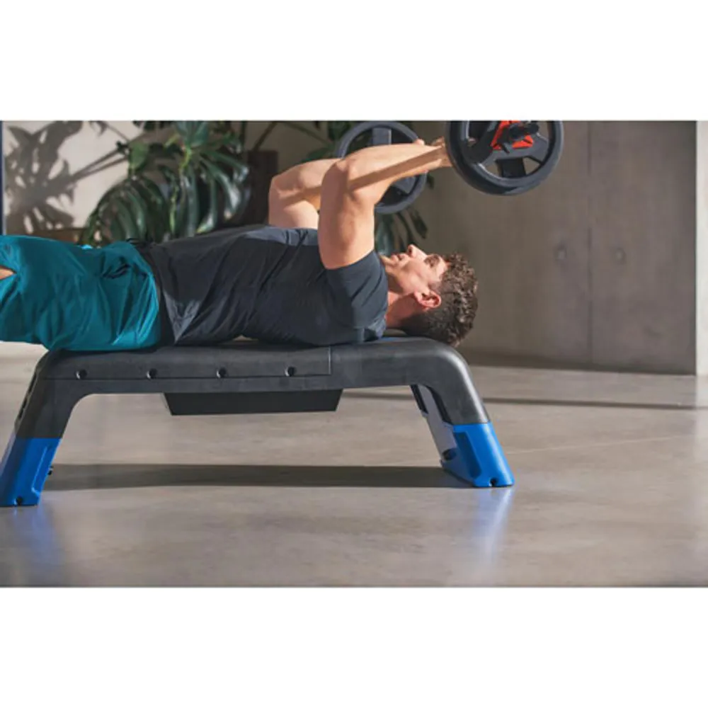 Reebok Deck Adjustable Workout Bench - Blue