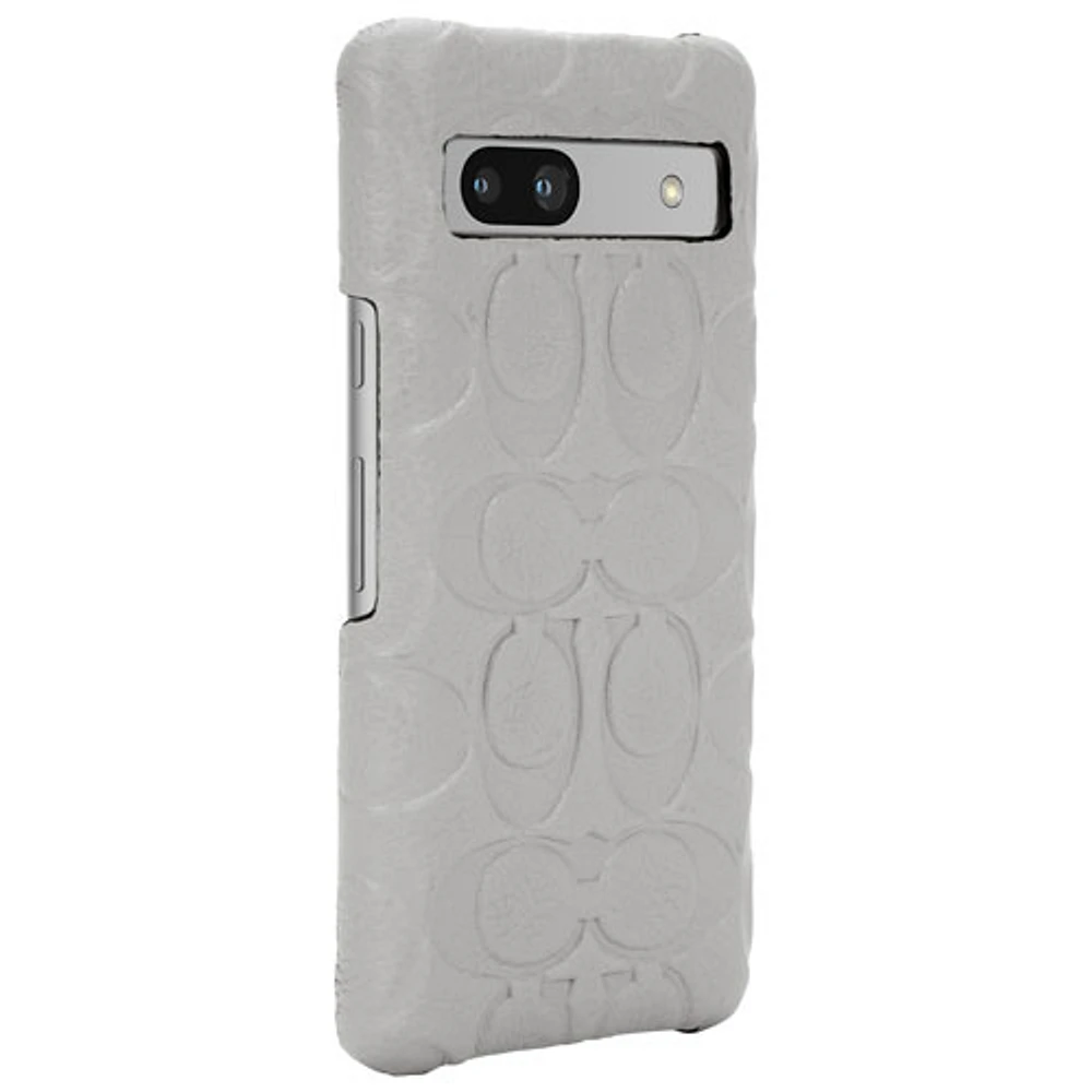 Coach Fitted Hard Shell Case for Pixel 7a - Grey
