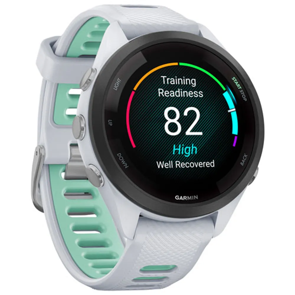 Montre intelligente Bluetooth de 42 mm Forerunner 265S de Garmin pour la course