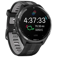 Garmin Forerunner 965 47mm Bluetooth Running Smartwatch - Black/Powder Grey